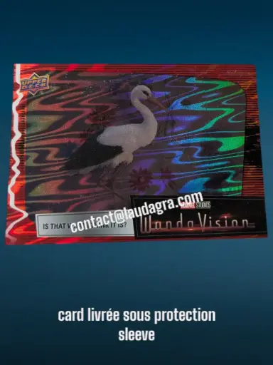 [WANDAVIS_R26] Parallel Card Scarlet Red Is That What I Think it Is? Wandavision Card N° 26