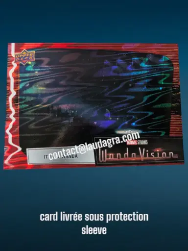 [WANDAVIS_R29] Parallel Card Scarlet Red It’s All Wanda Wandavision Card N° 29
