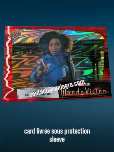 [WANDAVIS_R32] Parallel Card Scarlet Red Watch It, Captain Rambeau! Wandavision Card N° 32