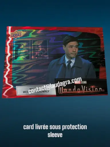 [WANDAVIS_R35] Parallel Card Scarlet Red Inside the Westview Anomaly Wandavision Card N° 35