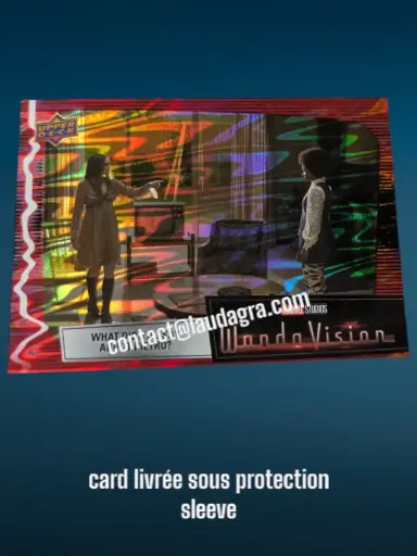 [WANDAVIS_R36] Parallel Card Scarlet Red What Did You Say About Pietro? Wandavision Card N° 36