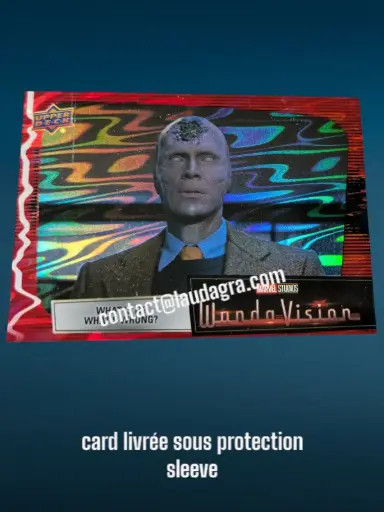 [WANDAVIS_R38] Parallel Card Scarlet Red What Is It? What’s Wrong? Wandavision Card N° 38