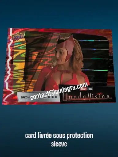 [WANDAVIS_R48] Parallel Card Scarlet Red Sokovian Fortune Teller Wandavision Card N° 48