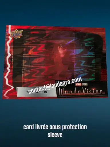 [WANDAVIS_R74] Parallel Card Scarlet Red To Grow Old In Wandavision Card N° 74