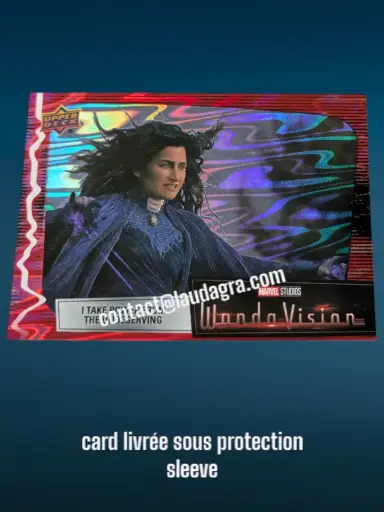 [WANDAVIS_R77] Parallel Card Scarlet Red I Take Power from the Underserving Wandavision Card N° 77