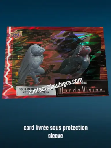 [WANDAVIS_R84] Parallel Card Scarlet Red Your Memory Storage Is Not So Easily Wiped Wandavision Card N° 84
