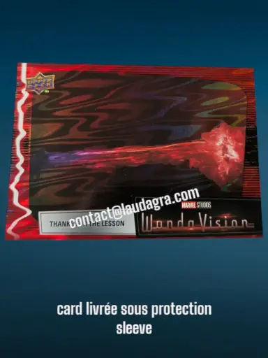 [WANDAVIS_R86] Parallel Card Scarlet Red Thanks for the Lesson Wandavision Card N° 86