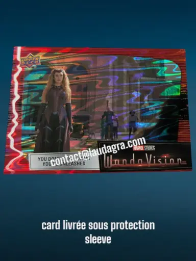 [WANDAVIS_R87] Parallel Card Scarlet Red You Don’t Know What You’ve Unleashed Wandavision Card N° 87