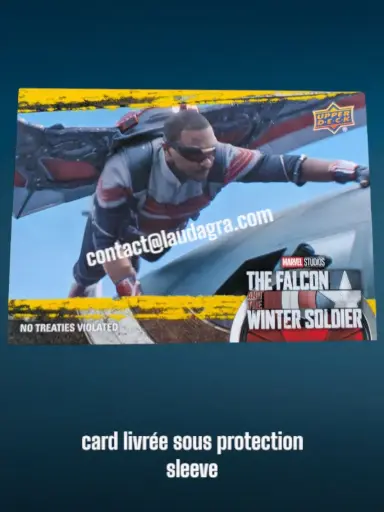 [FALCON_Y02] No Treaties Violated The Falcon and The Winter Soldier Yellow Parallel Card N° 2