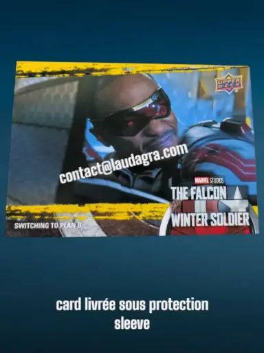[FALCON_Y04] Switching to Plan B The Falcon and The Winter Soldier Yellow Parallel Card N° 4