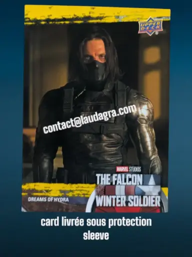 [FALCON_Y09] Dreams of HYDRA The Falcon and The Winter Soldier Yellow Parallel Card N° 9
