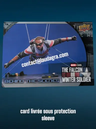 [FALCON_BS-1] Anthony Mackie on High Tension Wires The Falcon and The Winter Soldier Card N° BS-1
