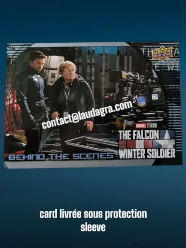 [FALCON_BS-4] Sebastian Stan and Kari Skogland on Set The Falcon and The Winter Soldier Card N° BS-4