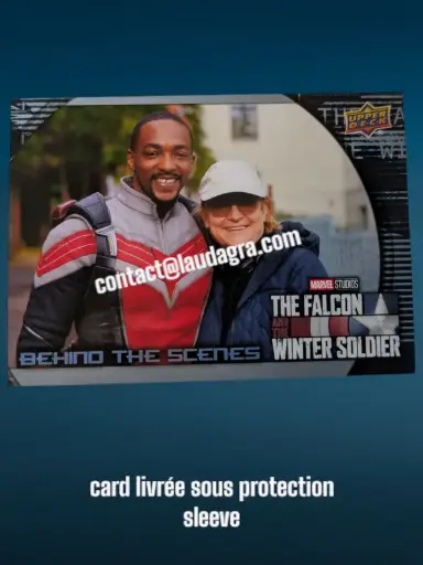 [FALCON_BS-7] Anthony Mackie and Kari Skogland The Falcon and The Winter Soldier Card N° BS-7