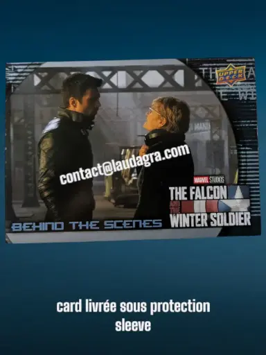 [FALCON_BS-9] Sebastian Stan and Kari Skogland on Set The Falcon and The Winter Soldier Card N° BS-9