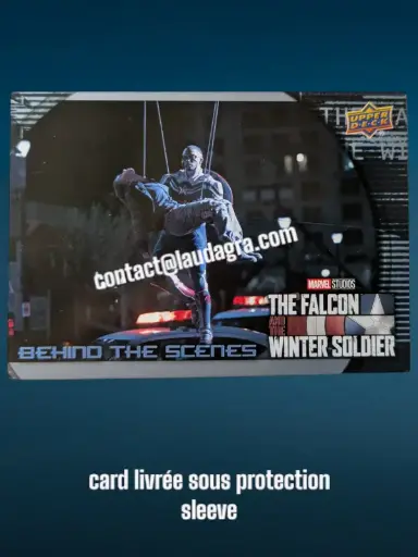 [FALCON_BS-12] Anthony Mackie and Erin Kellyman on High Tension Wires The Falcon and The Winter Soldier Card N° BS-12