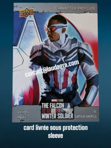 [FALCON_P-1] Antony Mackie as Captain America The Falcon and The Winter Soldier Card N° P-1