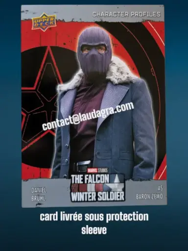 [FALCON_P-3] Daniel Bruhl as Baron Zemo The Falcon and The Winter Soldier Card N° P-3