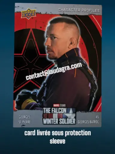 [FALCON_P-8] Georges St. Pierre as Batroc The Falcon and The Winter Soldier Card N° P-8