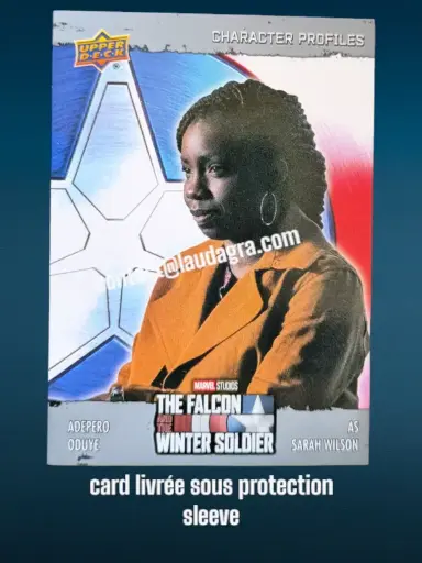 [FALCON_P-9] Adepero Oduye as Sarah Wilson The Falcon and The Winter Soldier Card N° P-9