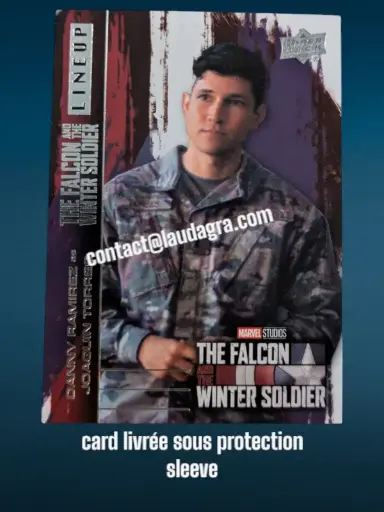 [FALCON_LU-7] Danny Ramirez as Joaquin Torres The Falcon and The Winter Soldier Card N° LU-7