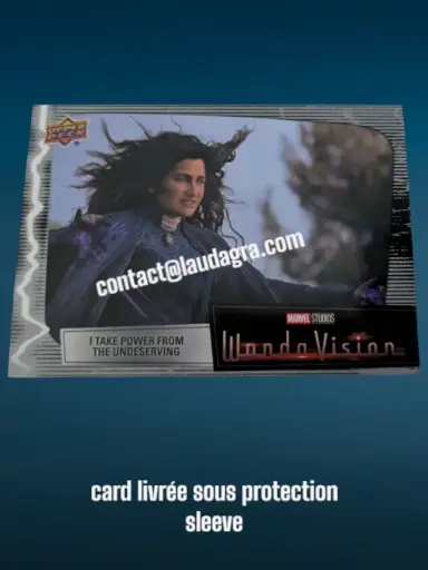 [WANDAVIS_77] I Take Power from the Underserving Wandavision Card N° 77