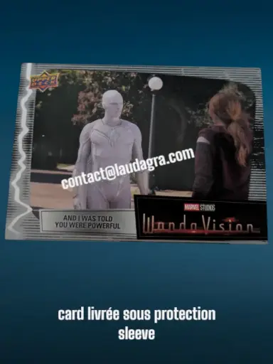 [WANDAVIS_78] And I Was Told You Were Powerful Wandavision Card N° 78