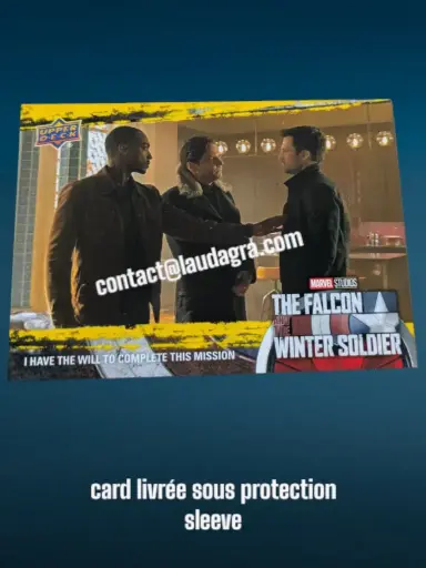 [FALCON_Y45] I Have the Will to Complete This Mission The Falcon and The Winter Soldier Yellow Parallel Card N° 45