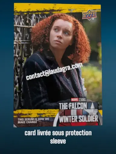 [FALCON_Y46] This Serum is How We Make Change The Falcon and The Winter Soldier Yellow Parallel Card N° 46