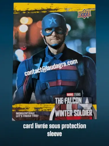 [FALCON_Y81] Morgenthau! Let's Finish This The Falcon and The Winter Soldier Yellow Parallel Card N° 81